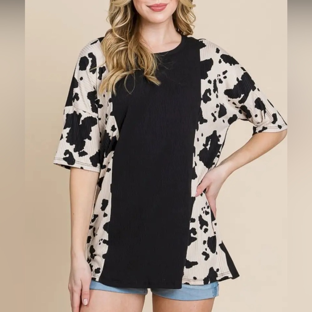 BOMBOM ANIMAL PRINT T-SHIRT